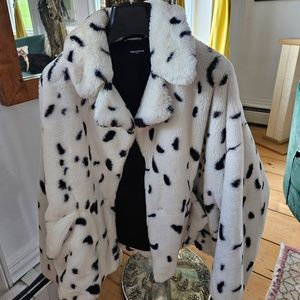 The Kooples Dalmatian coat